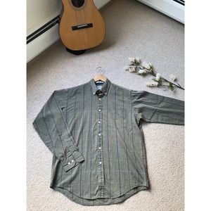 Plaid Button Down Dress Shirt